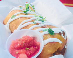 Deep Fried Emu Burrito